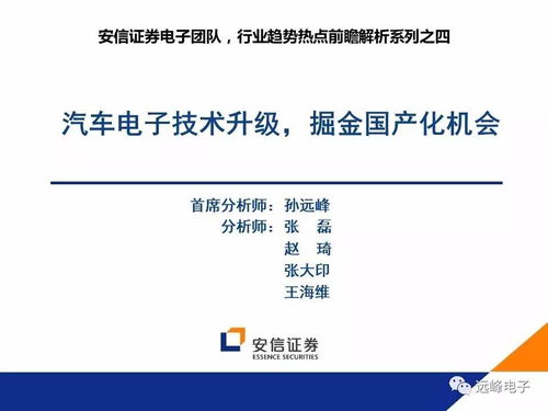 汽車電子技術(shù)升級(jí),掘金國產(chǎn)化機(jī)會(huì)